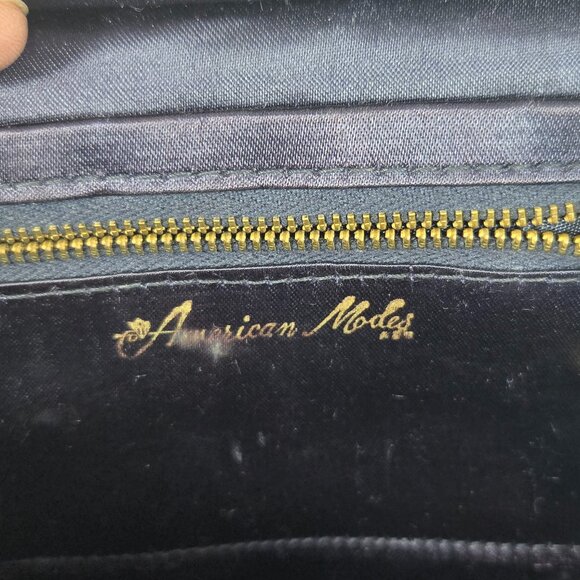 American Mode Black Clutch Bag - Picture 4 of 6